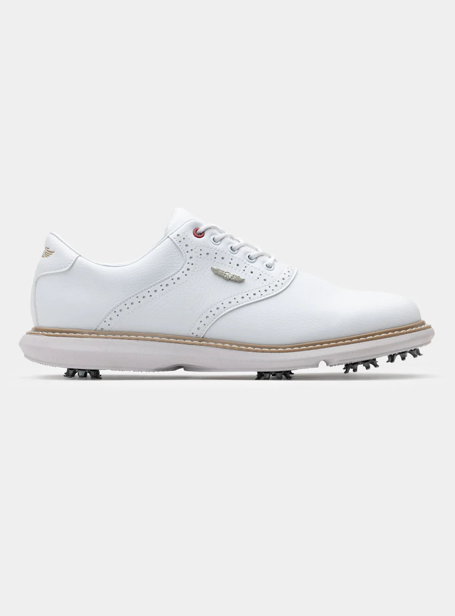 Victory Classic Shoe - White Khaki - Straight Down - The Mulligan Merchant