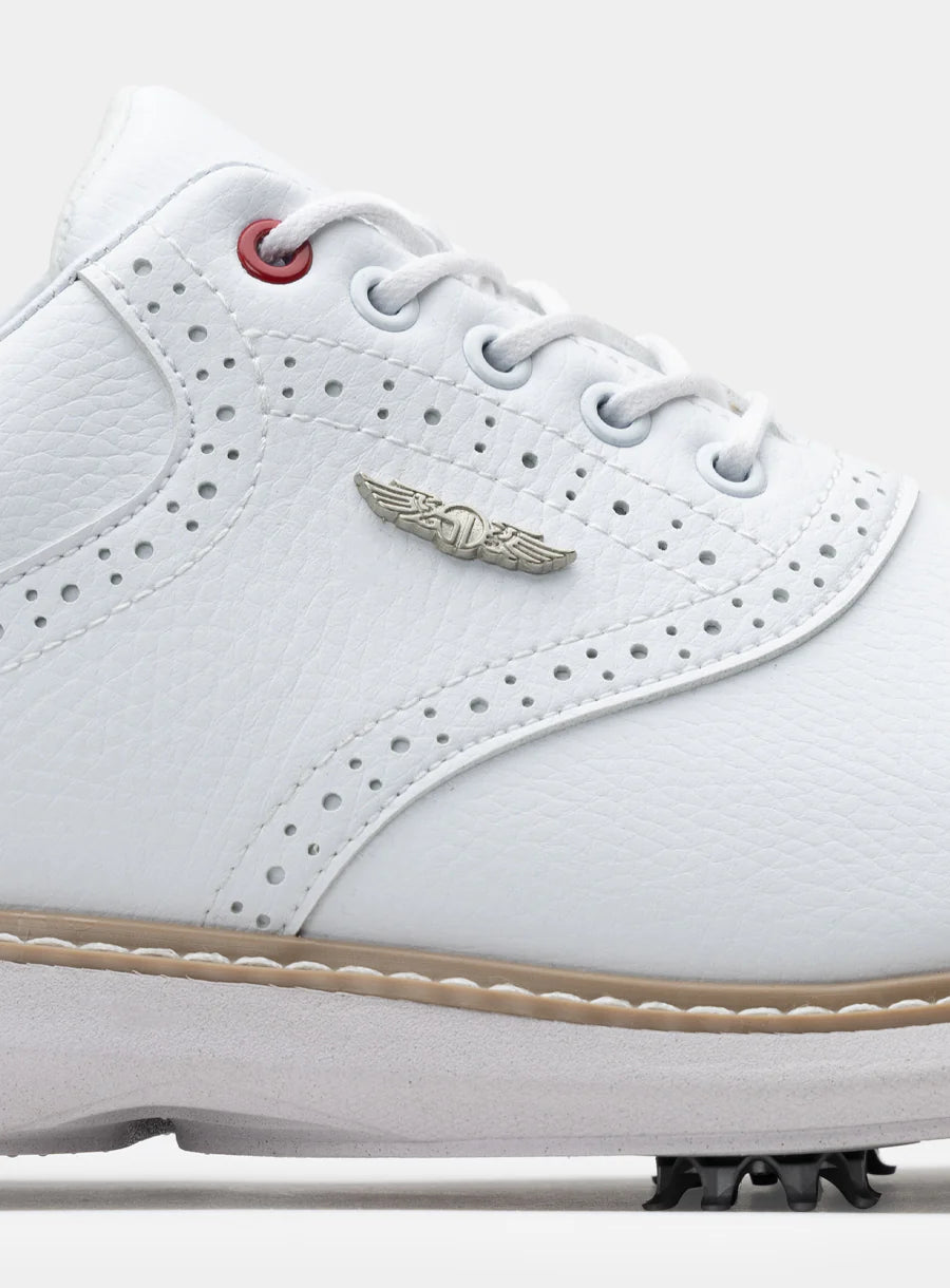 Victory Classic Shoe - White Khaki - Straight Down - The Mulligan Merchant