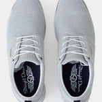 Harbour Knit Hybrid Shoe - Silver - Straight Down - The Mulligan Merchant