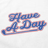 "Have A Day" Tee - White - Breezy Golf