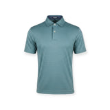 The Stripe Show Ringer Performance Golf Polo - Meadowbrook/Navy Stripe - Live Forever Golf