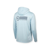 Performance Long Sleeve Circle w/ Stripes Hoodie - Bald Head Blues