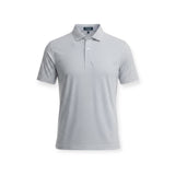 The Stripe Show Ringer Performance Golf Polo - Grey Stripe - Live Forever Golf