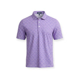 The Coastal Ringer Performance Golf Polo - Lilac - Live Forever Golf