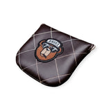Bogey Quilted Vegan Mallet Headcover - Chocolate Port - North Coast Golf Co