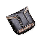 Bogey Quilted Vegan Mallet Headcover - Chocolate Port - North Coast Golf Co