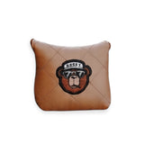 Bogey Quilted Vegan Mallet Headcover - Butterscotch - North Coast Golf Co