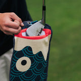 Koi Utility Towel (Blue) - Tomo Golf