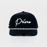 Black Cursive Hat - Primo