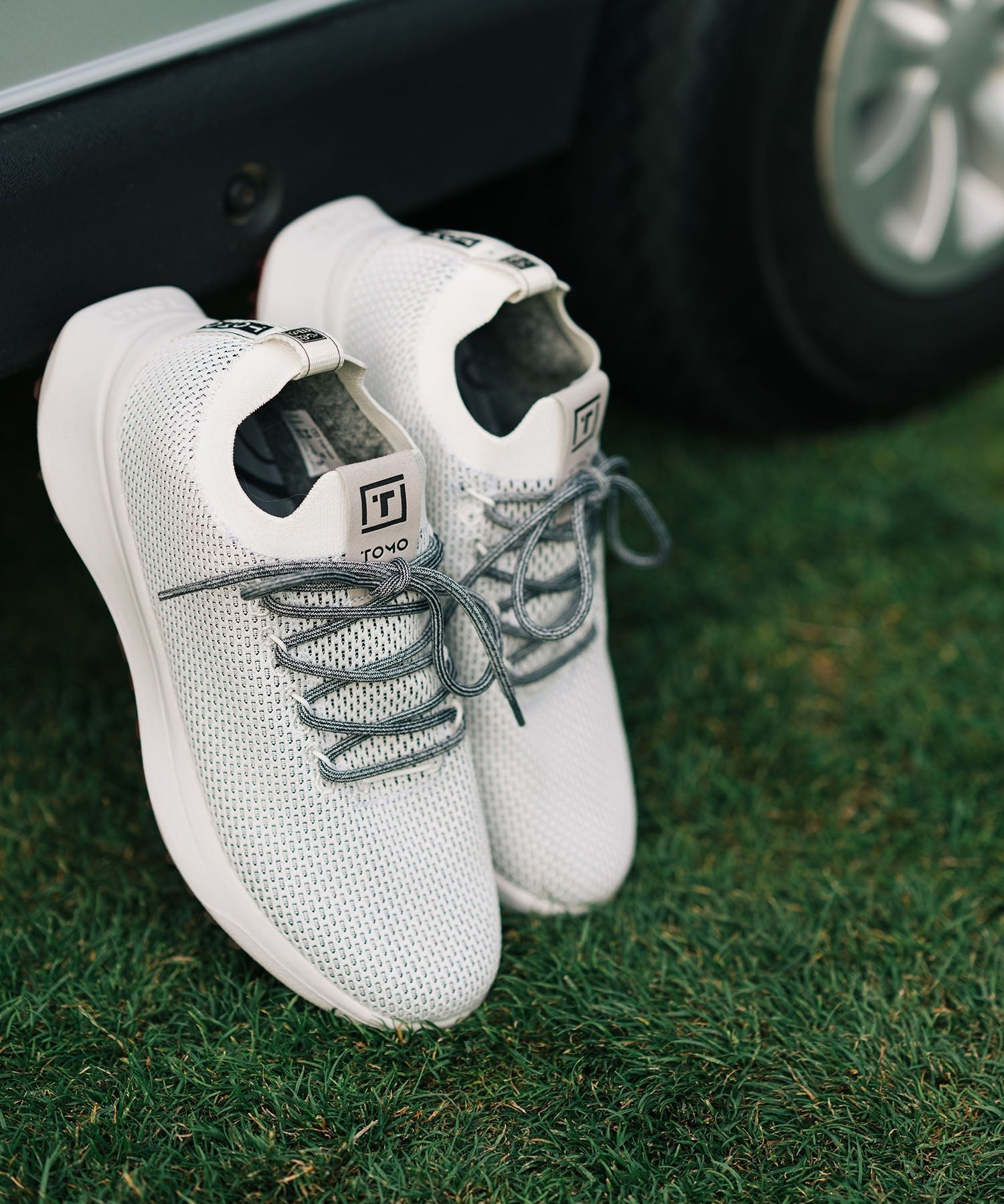 Alpha Golf Shoes - Oxygen White - Tomo Golf - The Mulligan Merchant