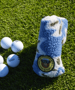 Bogey Sherpa Blade Headcover - Tribal Blue - North Coast Golf Co - The Mulligan Merchant