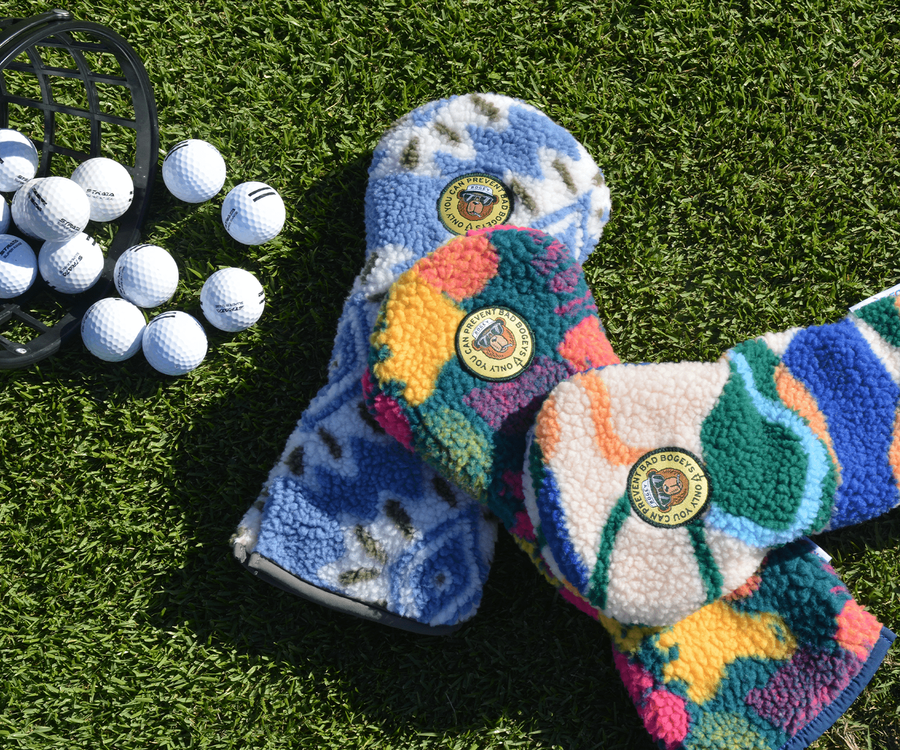 Bogey Sherpa Driver Headcover - Tribal Blue - North Coast Golf Co - The Mulligan Merchant