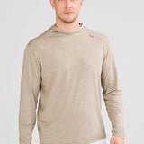 Carrollton Lightweight Hoodie - Gray Oak Heather - tasc Performance