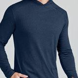 Carrollton Lightweight Hoodie - Classic Navy Heather - tasc Performance